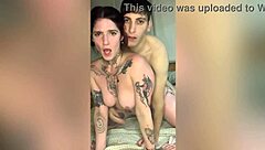 This tattooed Latina slut is such a wild bisexual babe getting fucked