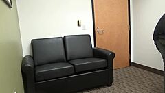 Carrie B Casting: Blonde Slut Deepthroats And Gags On Cock In Hardcore Interview