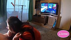 Subtle Temptation While Winning In Fortnite With A Sneaky Twist