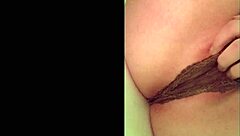 cute girl soaking her soft panties