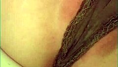 cute girl soaking her soft panties