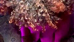 Colombian ebony stepsister went to bed without panties, leading to horny homemade fucking with big cock on tits.