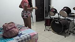 Sexy Housewife Packs Her Backpack To Go On Vacation To Venezuela