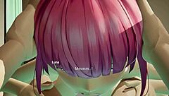 Nurse Luna gives wild ejaculation treatment with creampie in hospital bed.