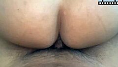 al principio no quería pero al final se comió toda mi verga gruesa y dura