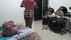 Sexy Housewife Packs Her Backpack To Go On Vacation To Venezuela