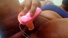 this girl starts fingering her pussy and builds up to an intense orgasm