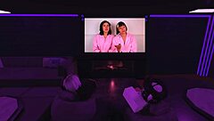 besties having fun together in a casual hangout with games and laughs