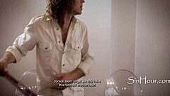 Are you desperate enough to fuck me on this casting couch for the role? asks the brunette slut to the director.