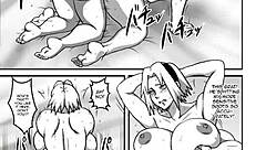 Naruto engages in intense action with hinata, exploring deep connections through various encounters in this animated hentai scene.