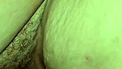 milf gives footjob with cum in tent during wild camping adventure