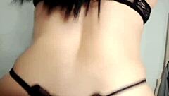 stepdaughter shakes her ass for son-in-law while stepmother and cuckold are away in intriguing latina masturbation