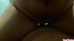 Brazilian Husband Bareback Fucks Blonde Wife Deep With Creampie In Wet Pink Pussy