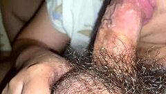 Horny girlfriend suck off my cum plus rainy weather the best for curvy doggystyle action!