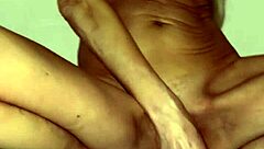 What happens when a blonde babe tests her new dildo in a homemade solo session, chasing that intense orgasm with her natural tits bouncing