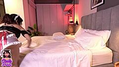 maid offers extra services to earn the highest rating on her job