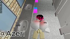 hey, i hook up with my friend in a public bathroom for some quick outdoor action with that big cock vibe 🚽🍆