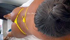 subtle hints of a delicious massage leading to solo wife fun