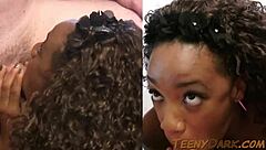 Siento pasión cruda viendo a Michelle Brown mamar antes de ser taladrada por polla ebony