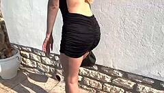 Whoa, check out this hot horny blonde handling two big cocks with her big tits.