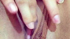 stepdaughter gets into a solo masturbation session with her curvy body and wet pussy