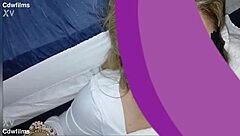 Oh man, this pretty young 18+ petite tatted white girl lets me cum on her face after a quick blowjob, it's so hot.