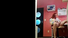 Hey, watch this horny brunette spread wide for wet POV masturbation until she cums 🔥