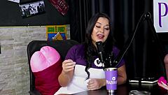 Loi safada shows her blowjob skills, gets naked revealing tits, and has her pussy licked after admitting bus sex 😏 - adryh prcybylovicz e alex hanndrykxi in sheer red.