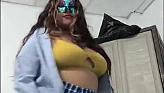 As a student without classes today, I felt increasingly aroused, anticipating my boyfriend's arrival for an intimate evening together.