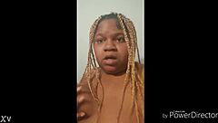 BBW MILF MzTayTheVirgo teases with striptease before big ass creampie in ripped clothes