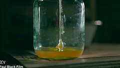 honey dives into erotic art with paul black using toys for kinky masturbation.