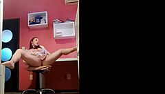 Hey, watch this horny brunette spread wide for wet POV masturbation until she cums 🔥