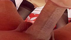 I planned to watch movies but instead she gave me this cute Latina blowjob in lingerie with dirty talk.