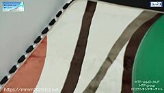 In this Japanese fetish video, the model engages in PANSTOCK shooting session 5-2 with detailed Asian elements.