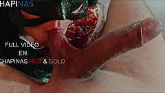 Chapina, i came inside you but the slut kept jumping and jumping on my dick