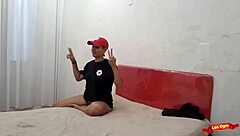 Hey, ready for this pretty Latina's first anal with rough wet pussy action and natural tits?