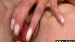 uh, my wifes secret vid of her fingering that shaved pussy til she cums hard