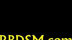 person in metal cage helmet explores unique headgear style