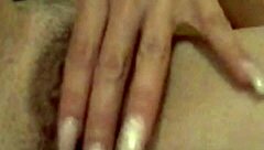 uh, my wifes secret vid of her fingering that shaved pussy til she cums hard