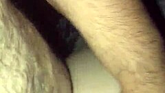 The wife tries out some doggy style action in a tricky anal setup with her husband