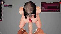 lilith sucks big black cock in head game