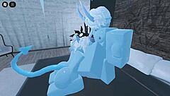 so i became a blue demon in roblox