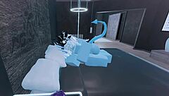 so i became a blue demon in roblox