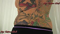 hey, check out this blackwidowxxx promo showing off full body tattoos in detail