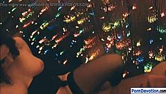 Oh man, check out busty brunette pornstar Chanel Preston getting screwed hard by a monster cock in the bath with deepthroat action! 💦🍆