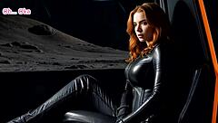 Do you want to escape with me in this leather catsuit? she asked on honeymoon day 3, part 1 of the great escape.