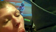 Divinity gives a deepthroat leading to cum covered facial 😜💦