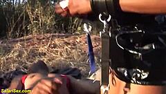 Oh No! African Outdoor Family Therapy with Ebony Milf and Monster Cock Deepthroat!