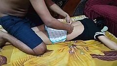 Indian sexy college girl bends over for horny doggystyle pounding in ebony reality sex