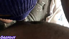 You won't believe how this ebony amateur sucks that big black cock like a pro in the bedroom!